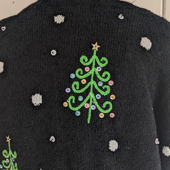 RARE Vintage Design Options Philip &Jane Gordon peekaboo snowman sweater XL - Picture 11 of 15